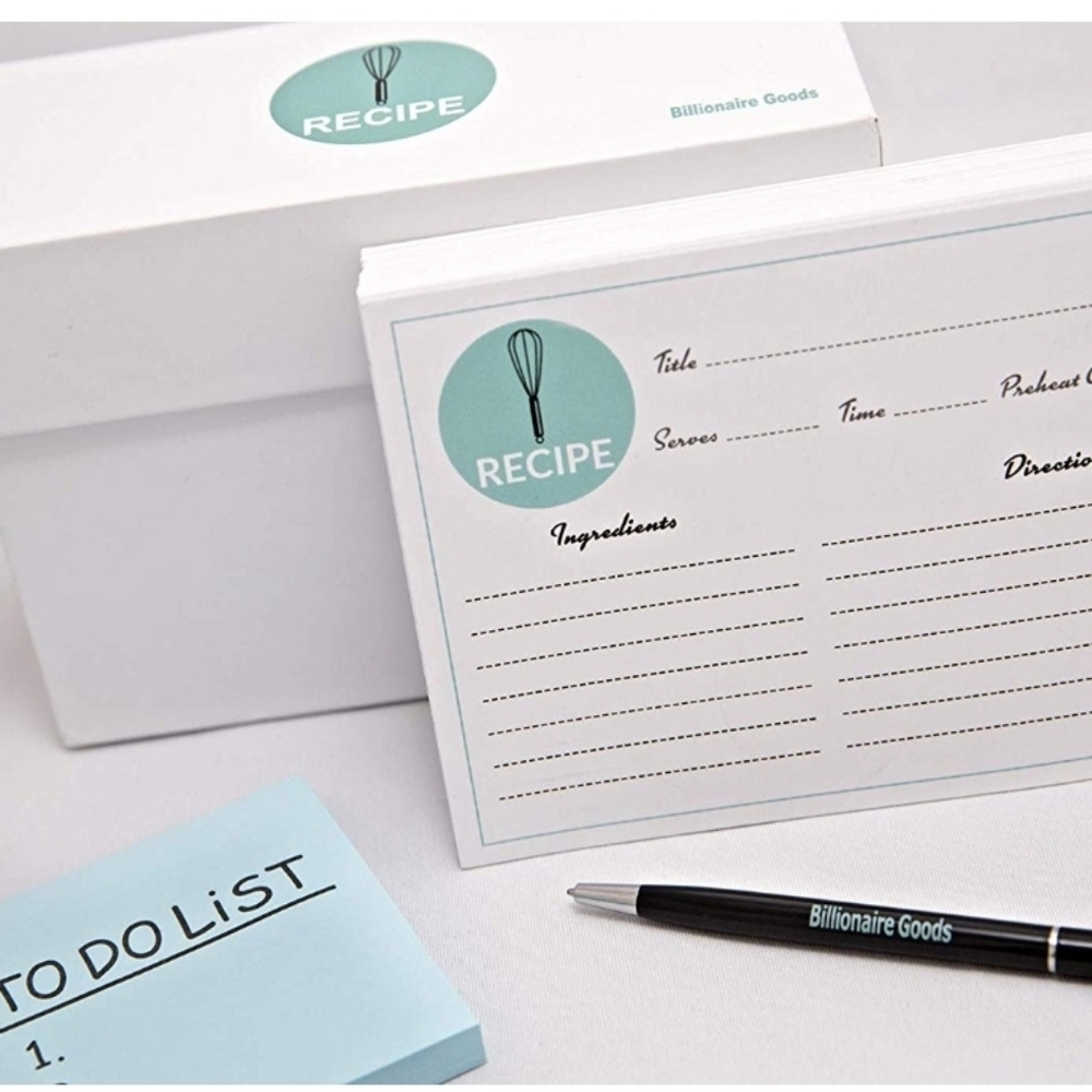 Goods Recipe Cards Set